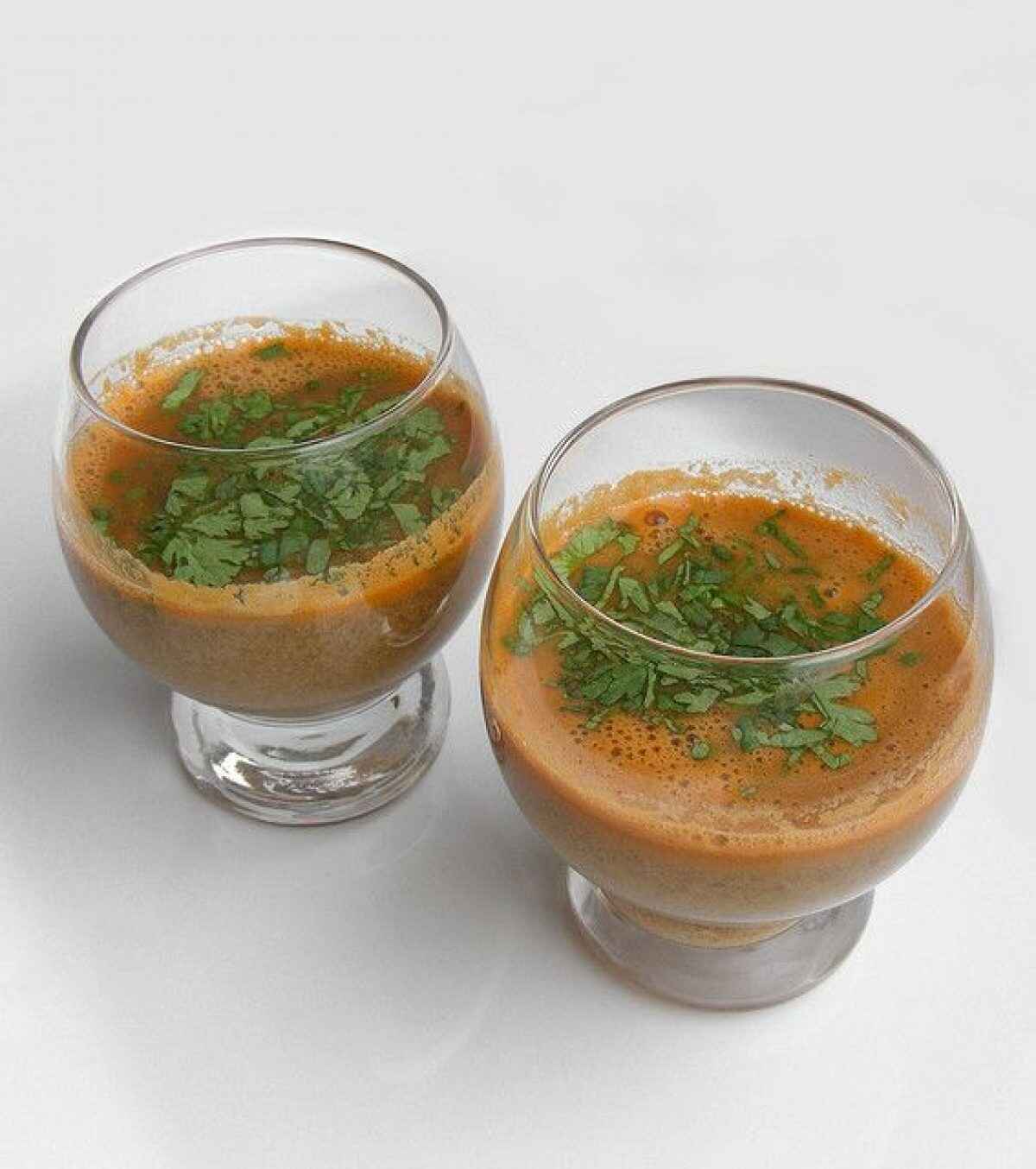 Crema di gamberi al sedano