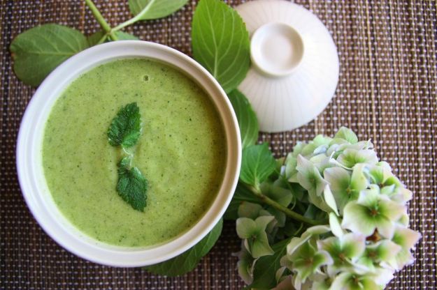 Crema fredda di zucchine e formaggio cremoso