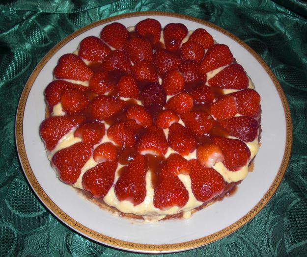 Crostata al mascarpone e fragole