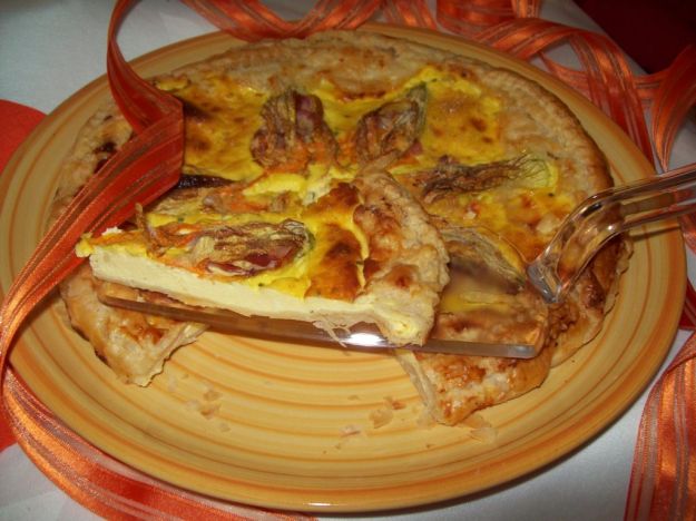 crostata fiori zucca