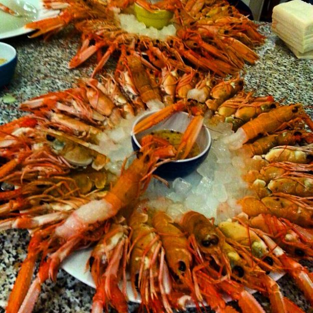 crudità di scampi