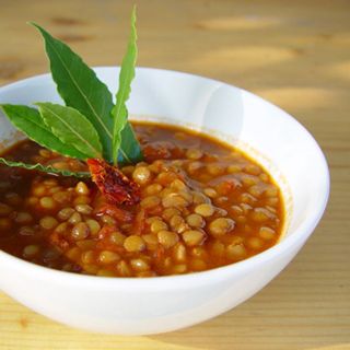 Curry di lenticchie all’uvetta