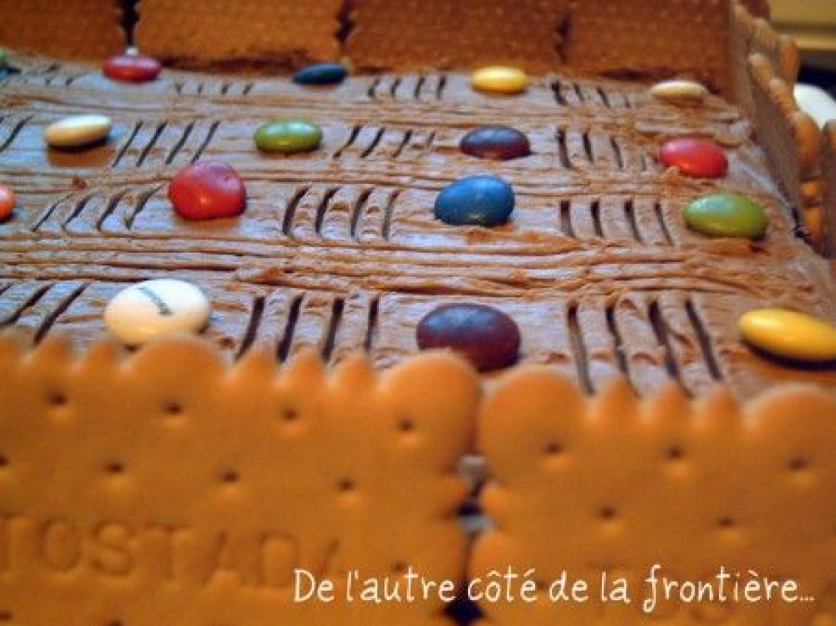 Dolce di cioccolato e gallette