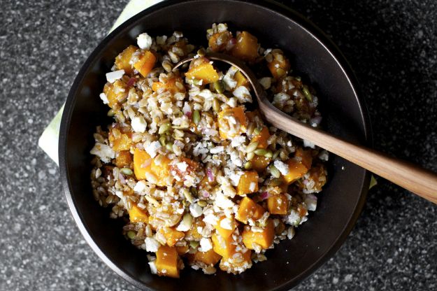 farro con legumi