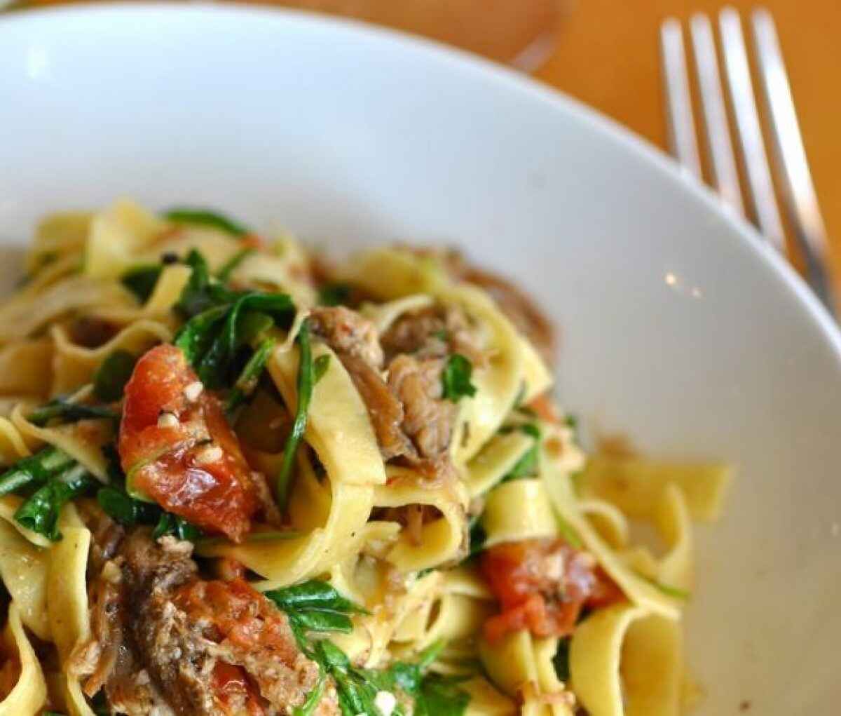 Fettuccine vegetariane