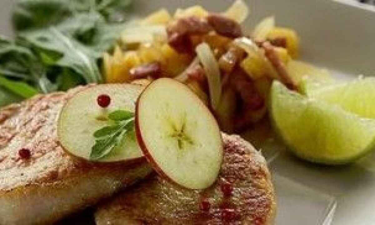 Filetto di maiale allo speck alle mele