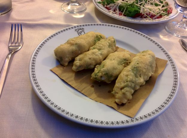 fiori di zucca con le acciughe