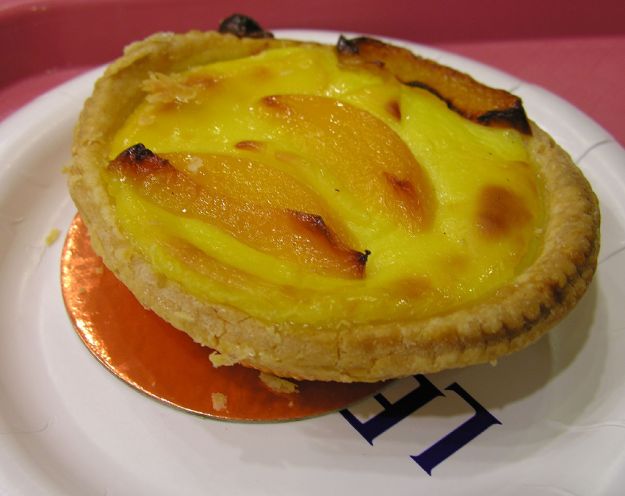 flan di pesche noci o nettarine