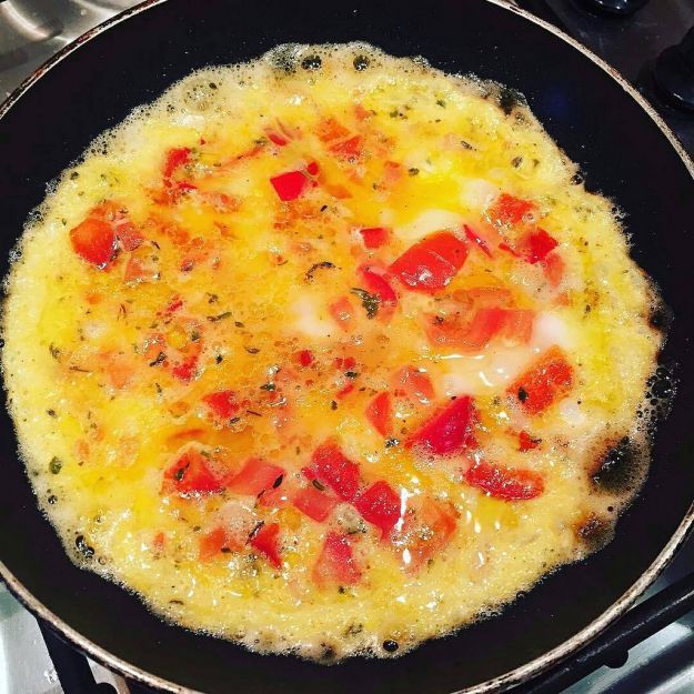 Frittata con i peperoni