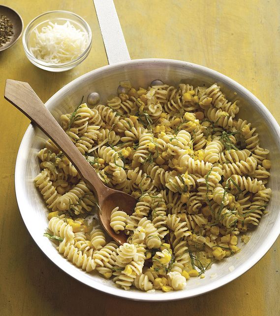 Fusilli alla crema di parmigiano reggiano e fagiolini