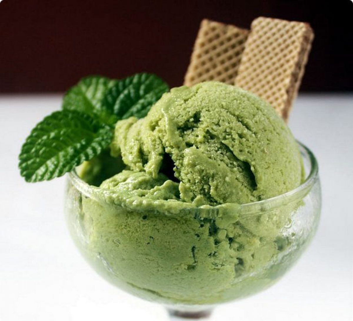 Gelato al tè verde