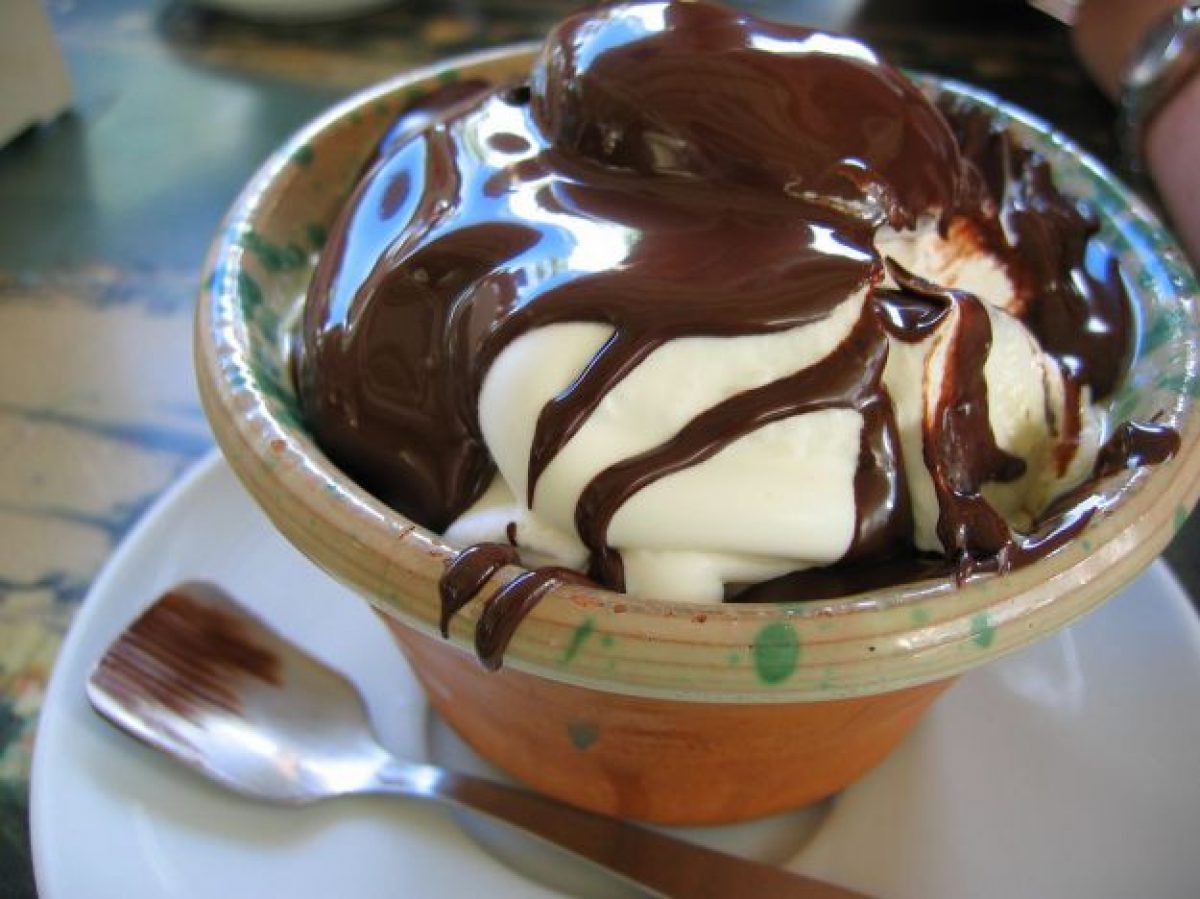 Gelato di caffè al cioccolato