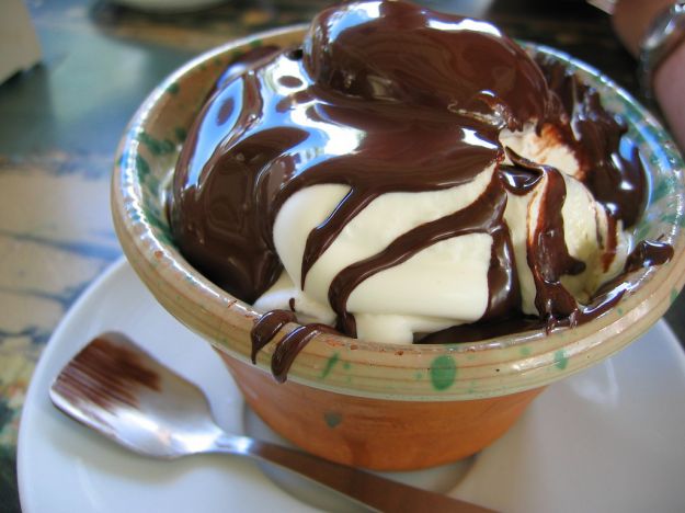 gelato di caffè al cioccolato