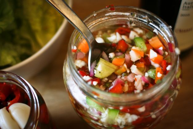 Homemade giardiniera