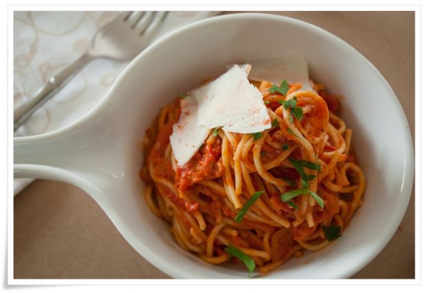 gli spaghetti con le acciughe di Artusi