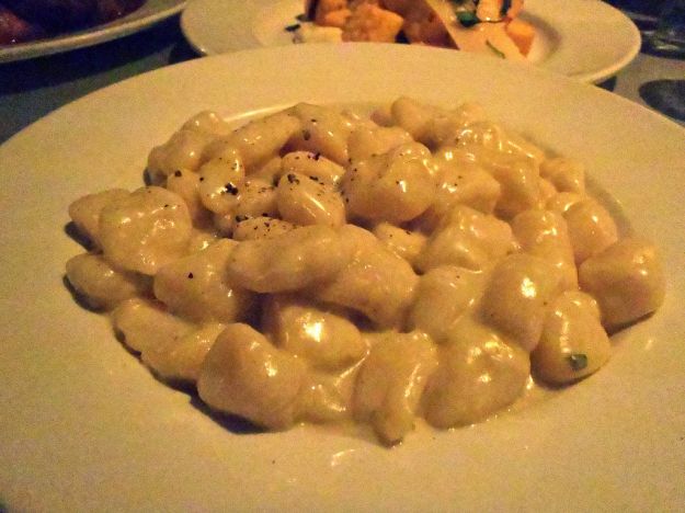 gnocchi di polenta con gorgonzola