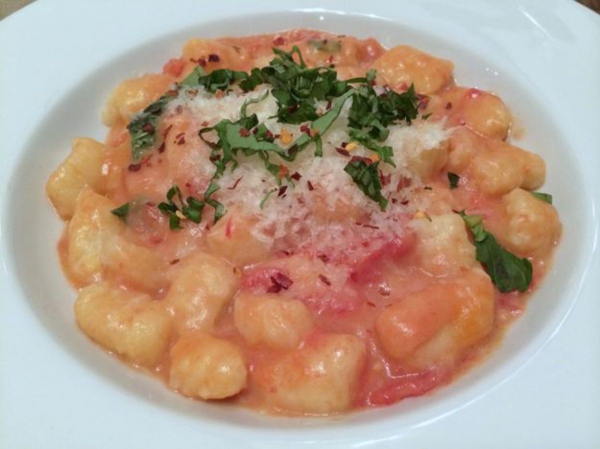 Gnocchi ai porri e Gorgonzola