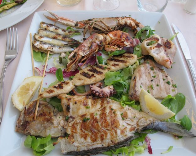 grigliata mista di pesce