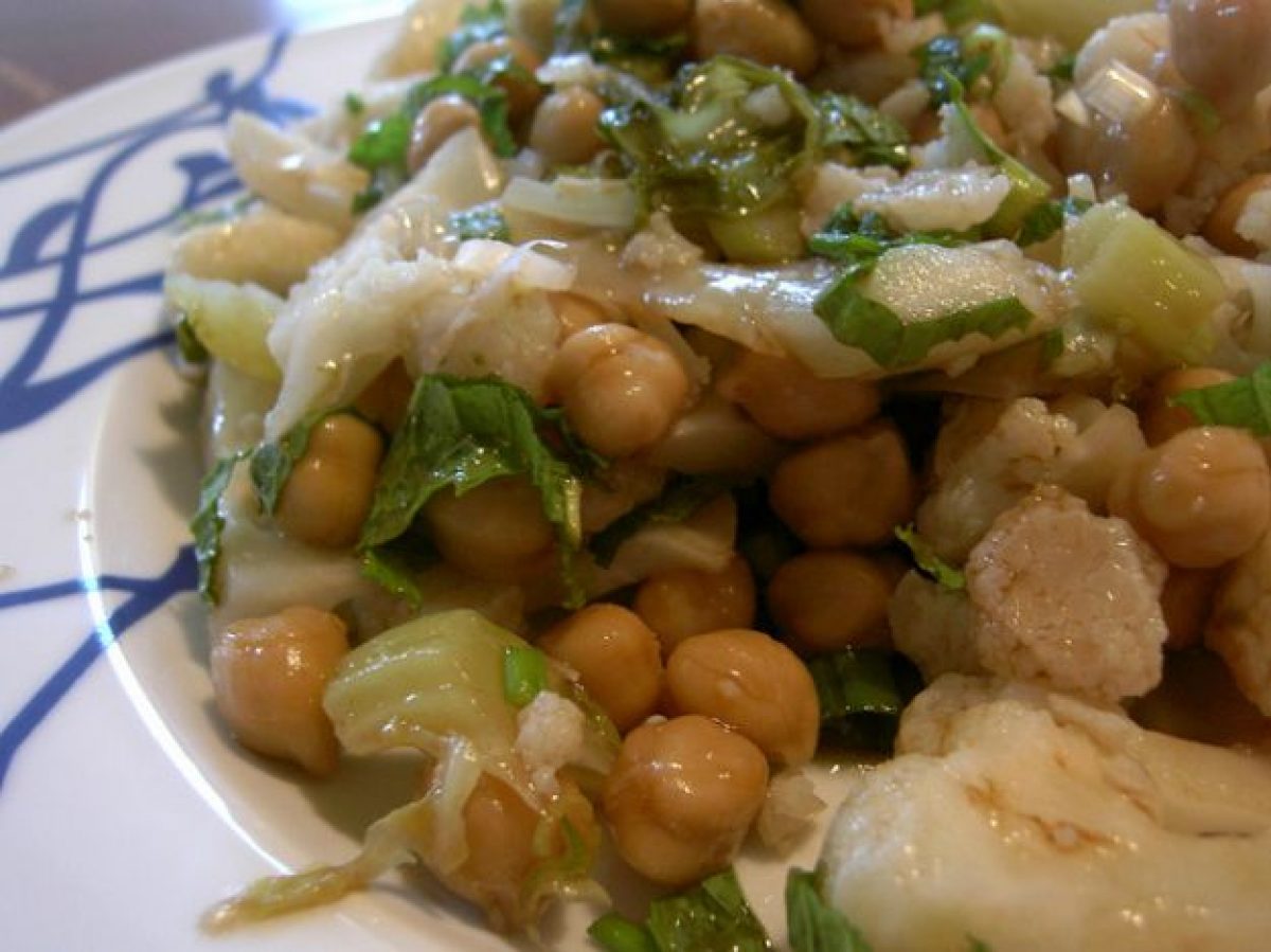 Insalata di ceci e cavolfiori
