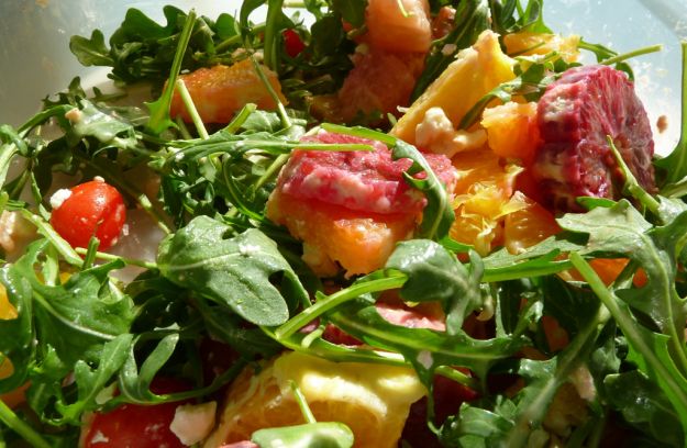 insalata di arance e rucola