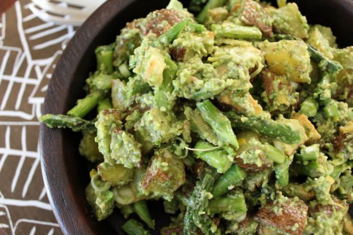 Insalata di patate con avocado