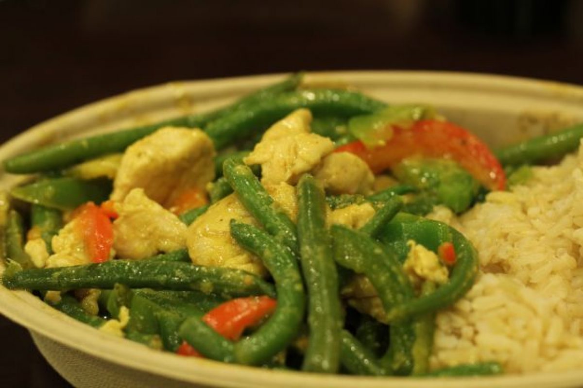 Insalata di pollo e fagiolini