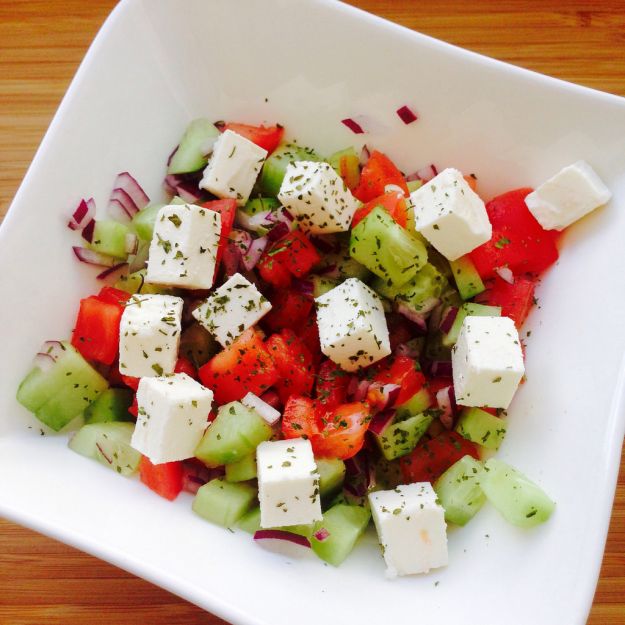 insalata di pomodori e feta