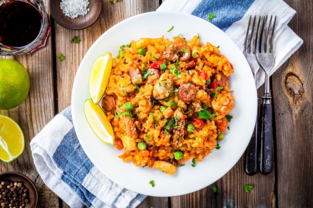 insalata di riso allo zafferano