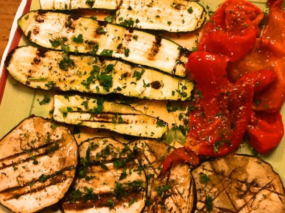 L’insalata di verdure grigliate
