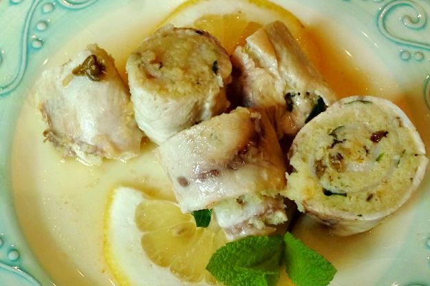 Involtini di pesce spada agli agrumi