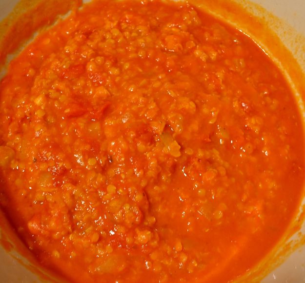 lenticchie rosse al curry
