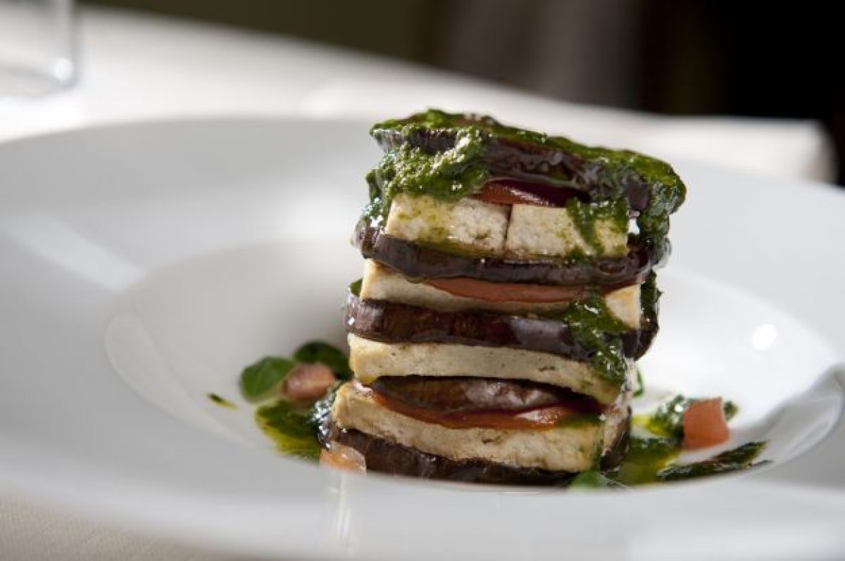 Millefoglie di melanzane e parmigiano