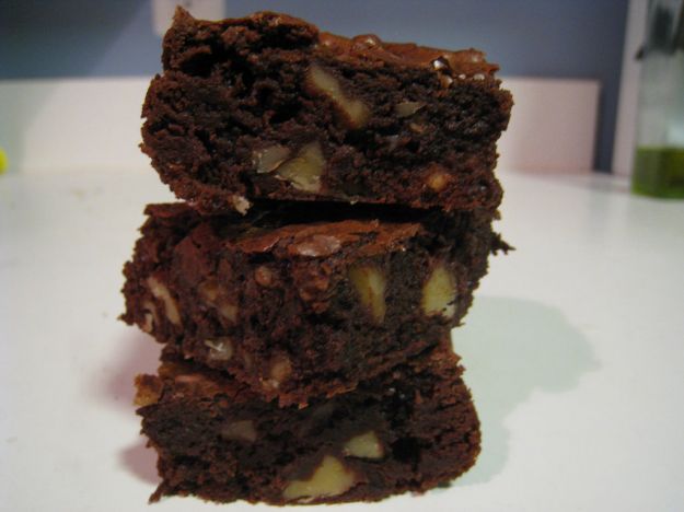 mini brownies con noci