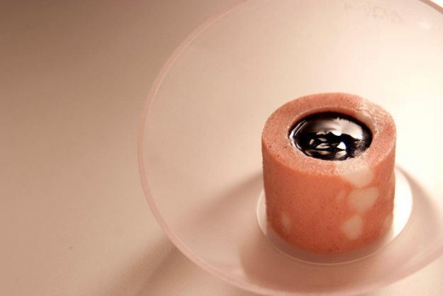 mortadella con glassa di aceto balsamico