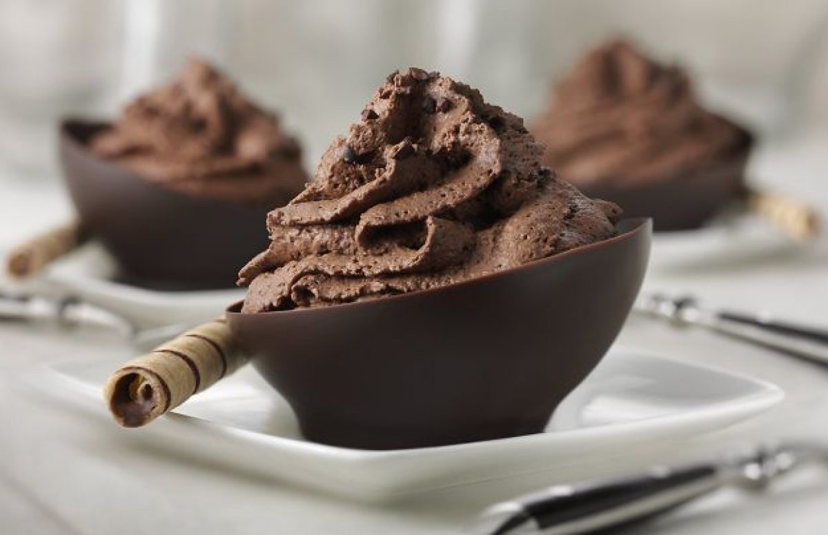 Mousse di cioccolato senza uova