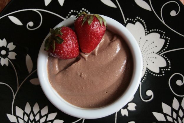 mousse di cioccolato vegana 1