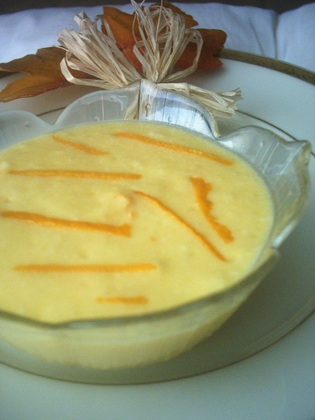 mousse di miele e arancia