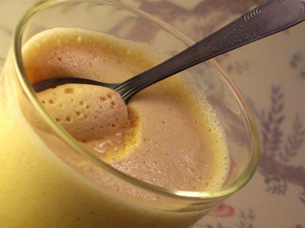 mousse di zucca e amaretti