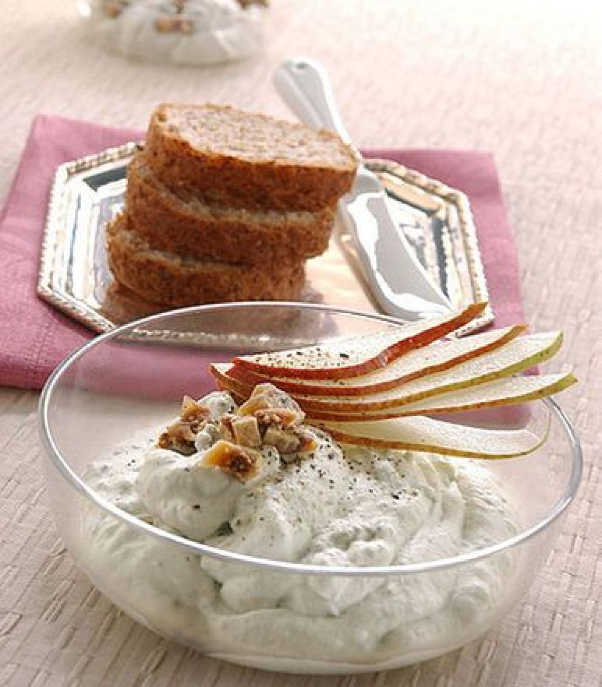 Mousse di gorgonzola e pere