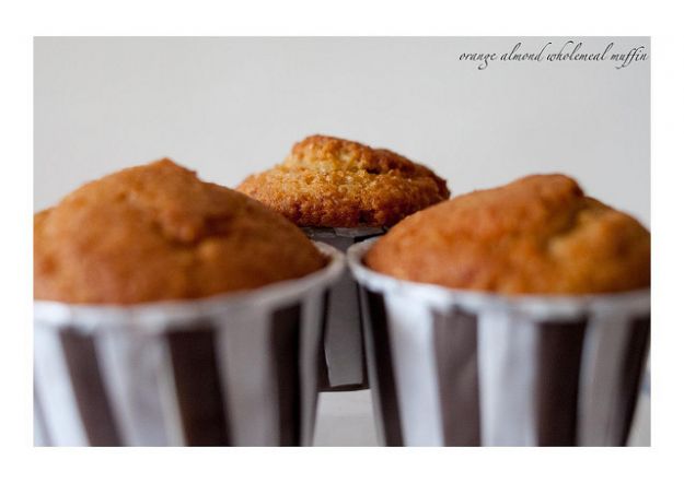 muffin arancia mandorle