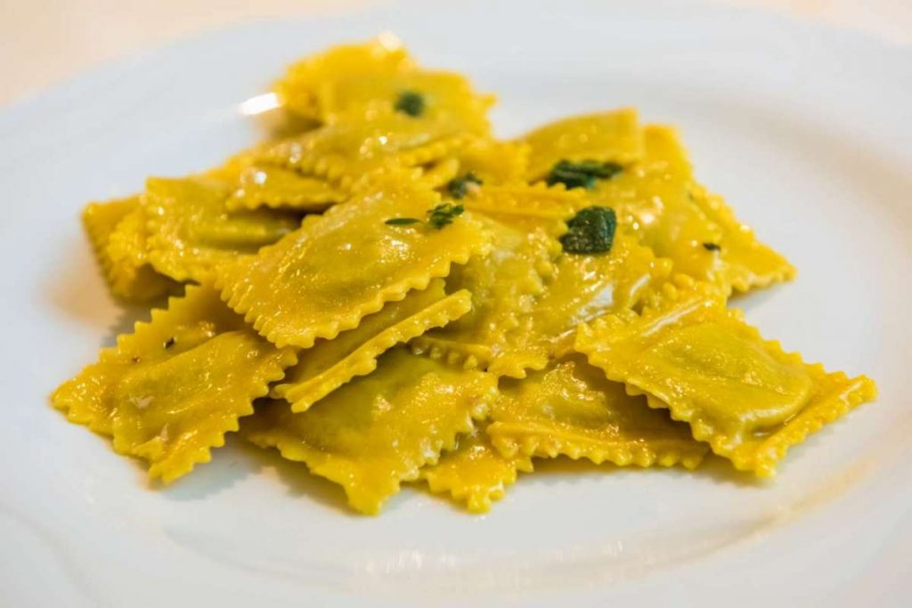 piatto di agnolotti