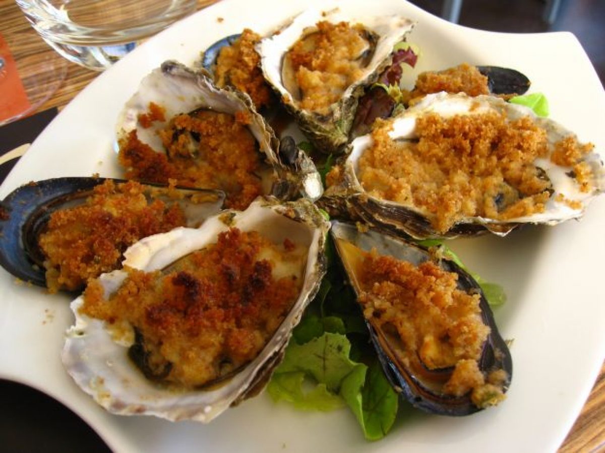 Ostriche gratinate