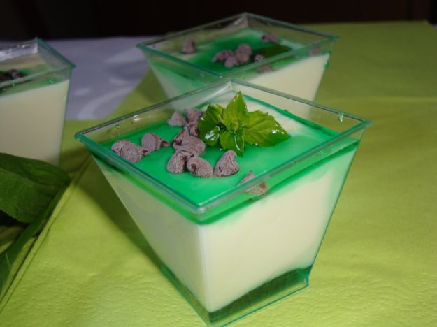 Panna cotta alla menta