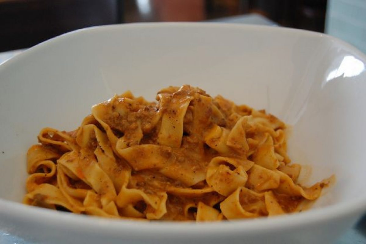 Pappardelle con sugo di coniglio
