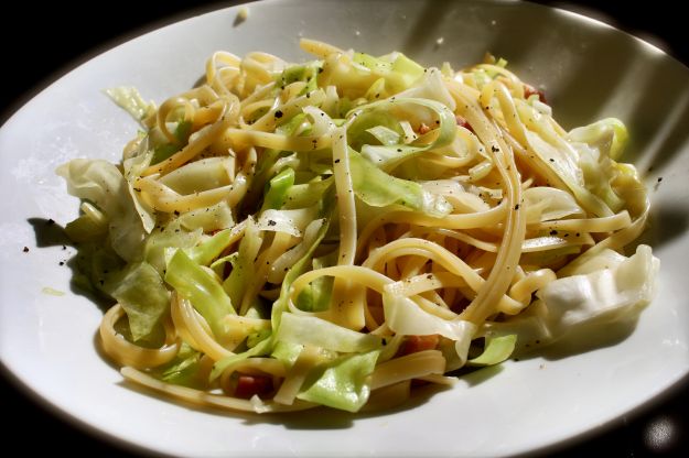 pasta con cavoli verdi