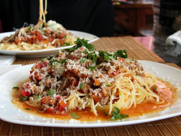 Pasta con ceci e nduja calabrese