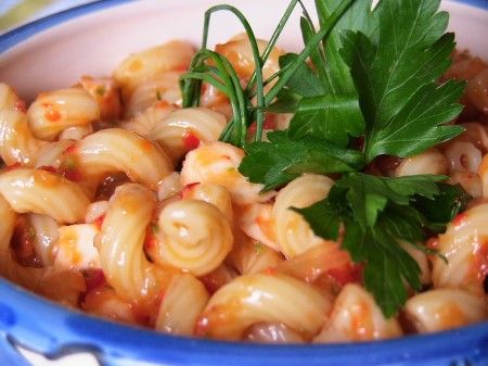 Pasta con la crema di verdure