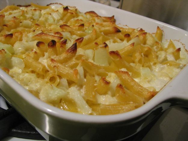pasta gratinata con cavolfiore
