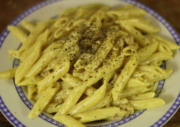 pasta mascarpone e crema di tartufo