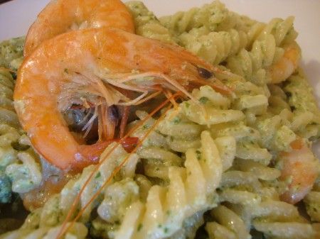 Pasta gamberi e ricotta